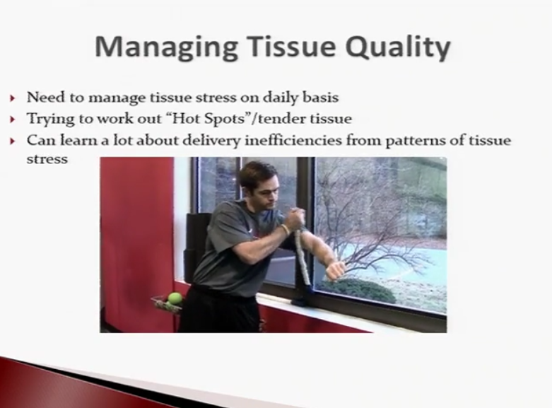 (16) managing tissue quality