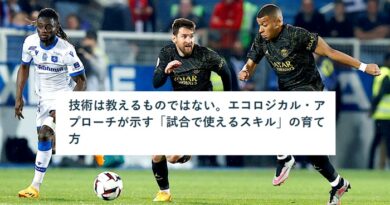 기술은 가르치는 것이 아니다. 생태적 접근법이 제시하는 ‘시합에서 쓸 수 있는 기술’을 키우는 법